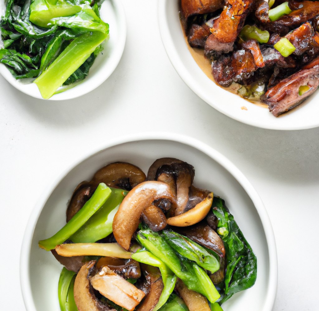 Vegan Mushroom and Spinach Stir-Fry