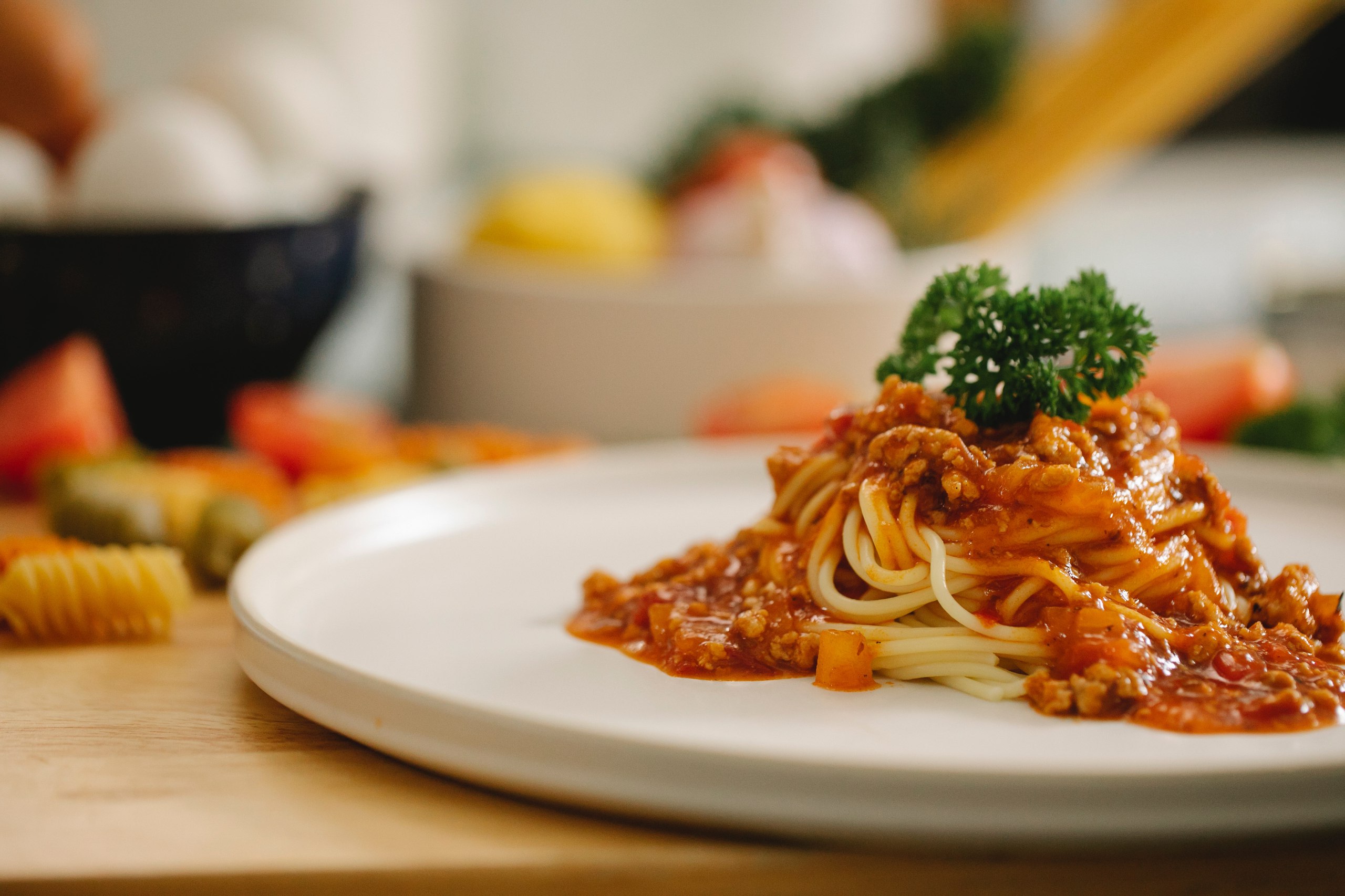 Spaghetti Squash with Vegan Tomato Sauce