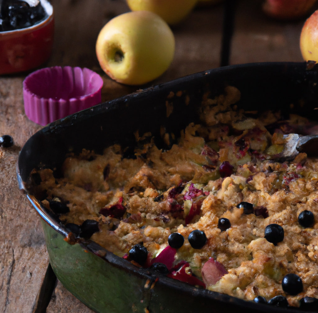 Apple and Blackcurrant Crumbles | AH7.fit™