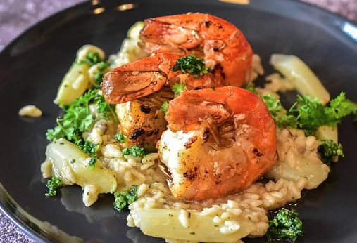 Chicken, prawn and chorizo risotto | AH7.fit™