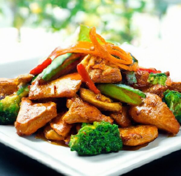 LowFODMAP teriyaki chicken stirfry AH7.fit™
