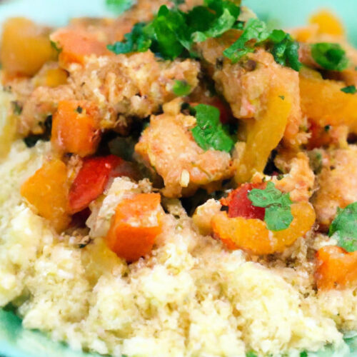 LowFODMAP zingy chicken chilli with carrot, coriander AH7.fit™