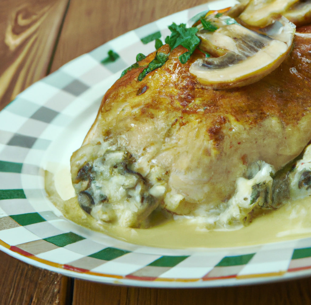 Mushroomstuffed chicken thigh fillets AH7.fit™