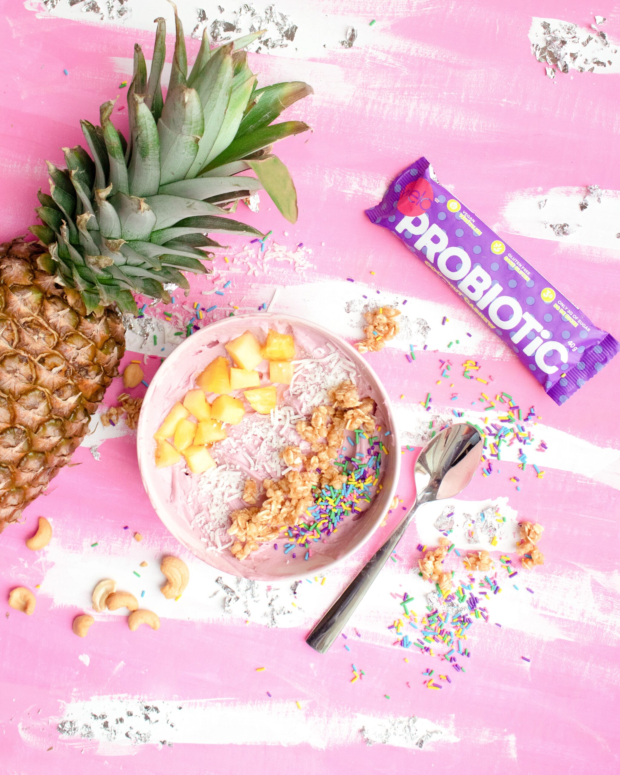Pineapple and Coconut Smoothie Bowl