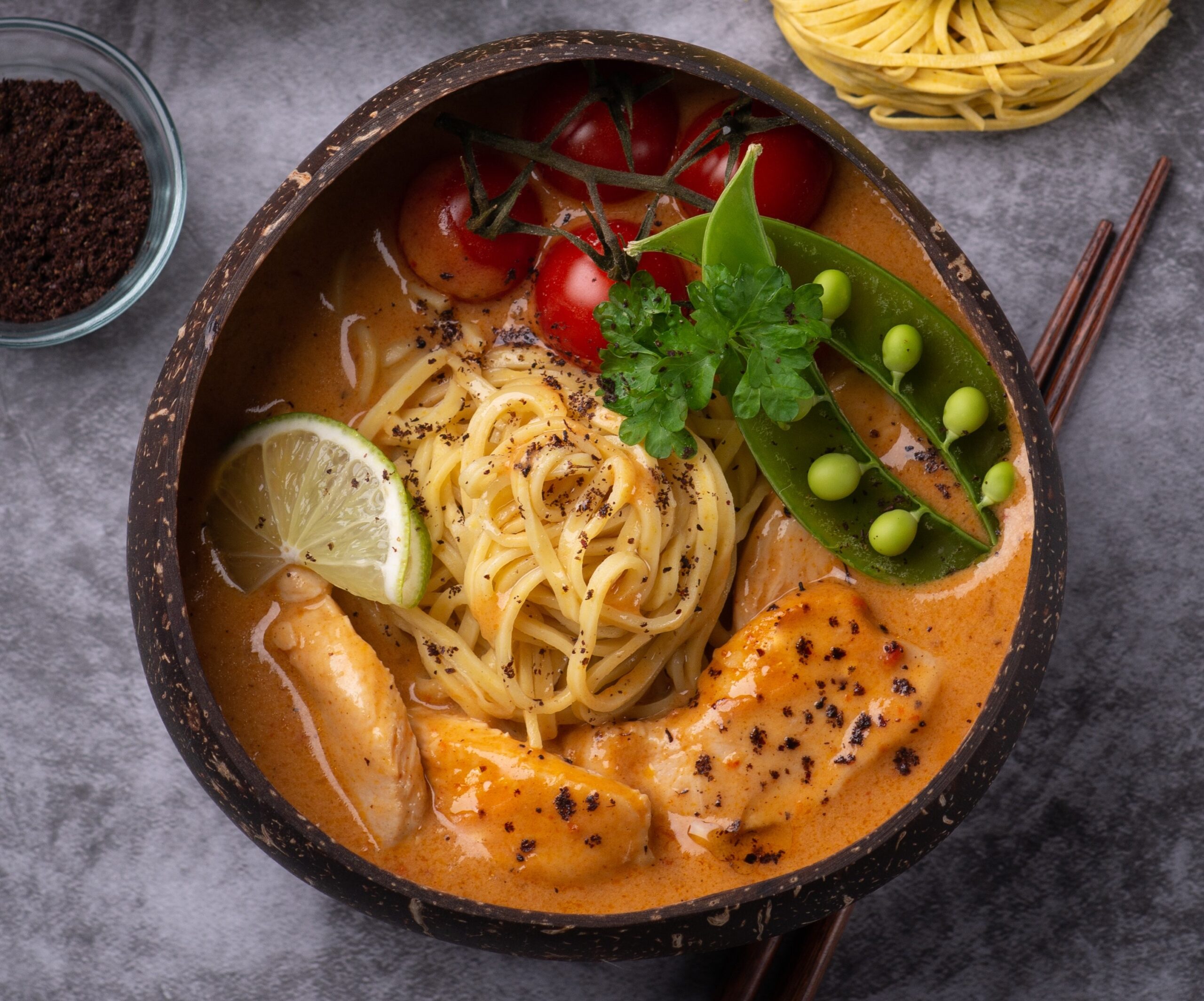Red Curry Chicken Noodle Soup