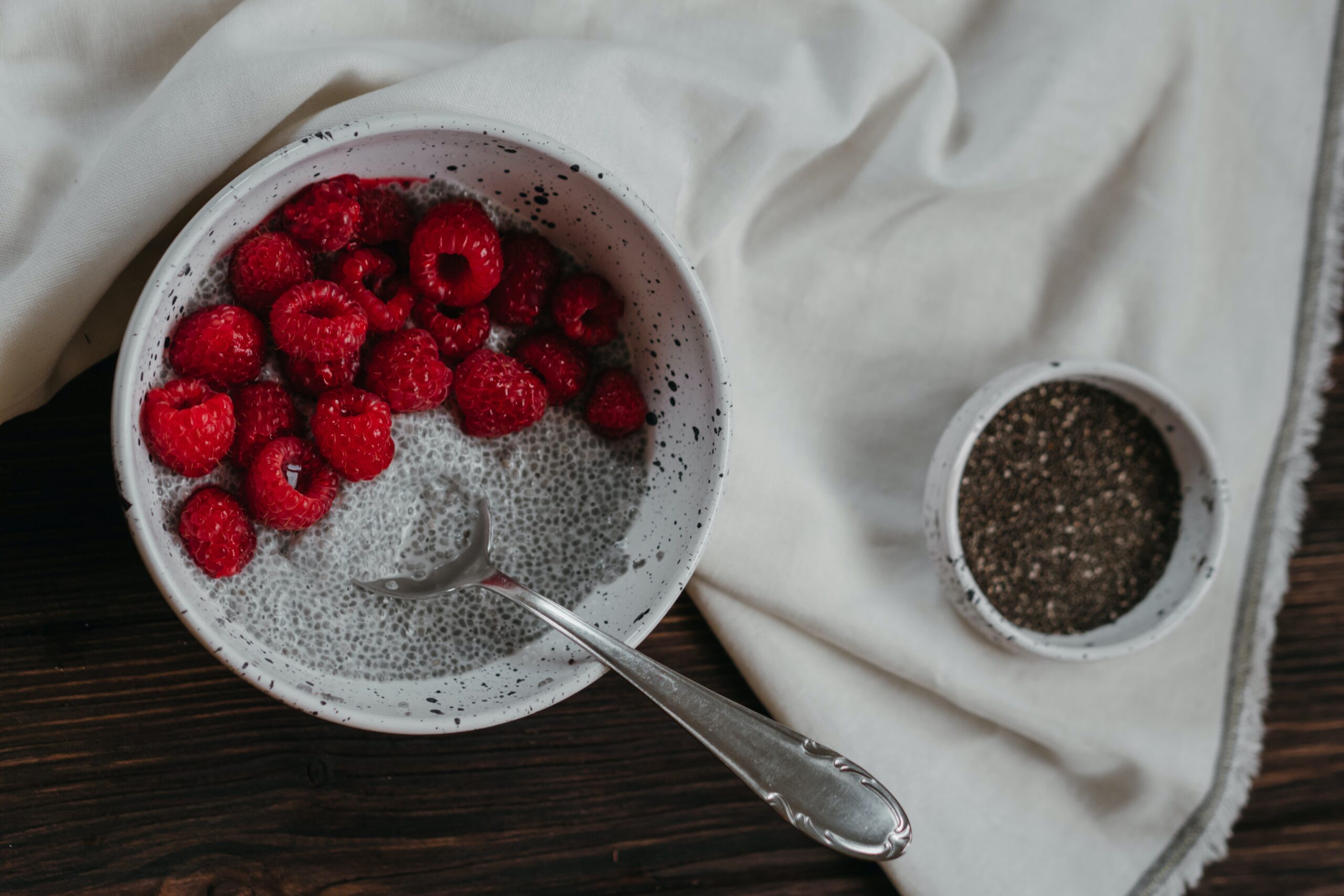 Raspberry and Chia Seed Smoothie Bowl