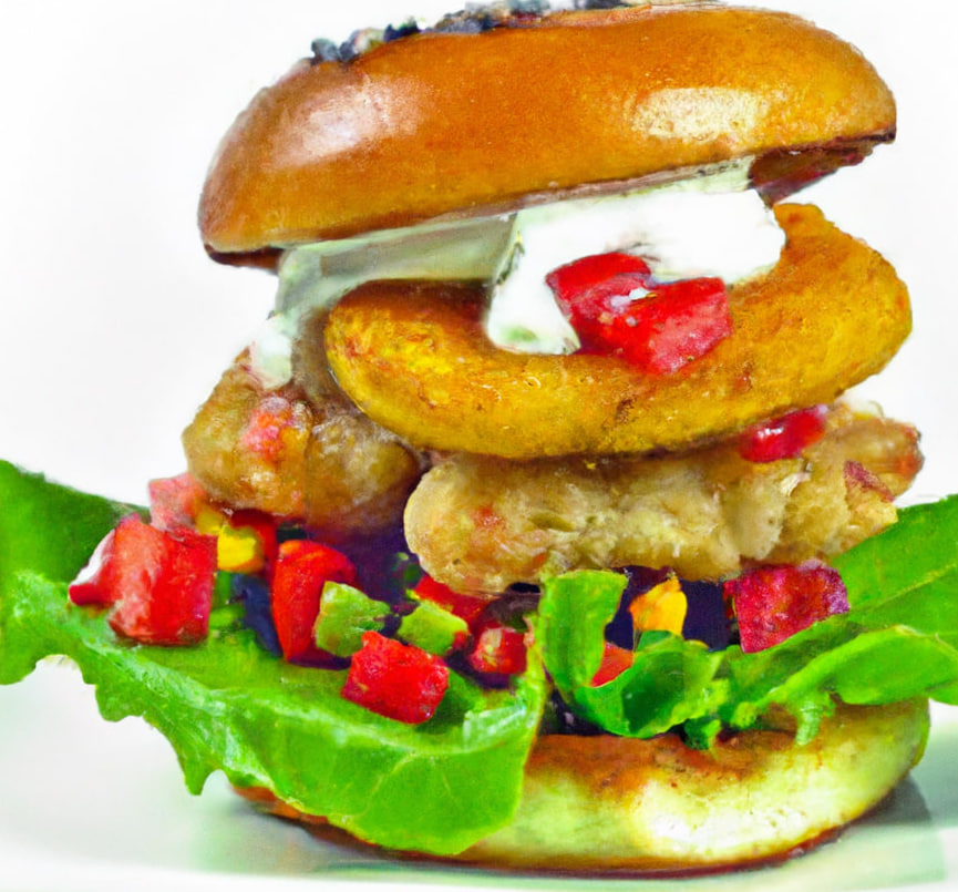 Open Chicken Salsa Burgers AH7.fit™